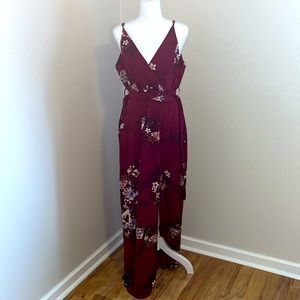IRIS spaghetti strap plunging v-neck maxi dress